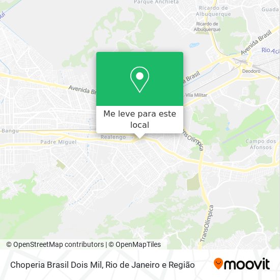 Choperia Brasil Dois Mil mapa