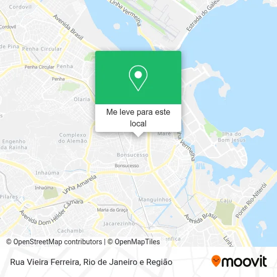 Rua Vieira Ferreira mapa