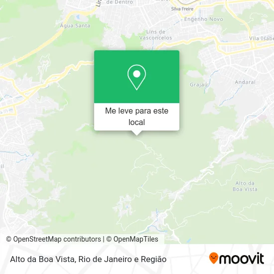 Alto da Boa Vista mapa
