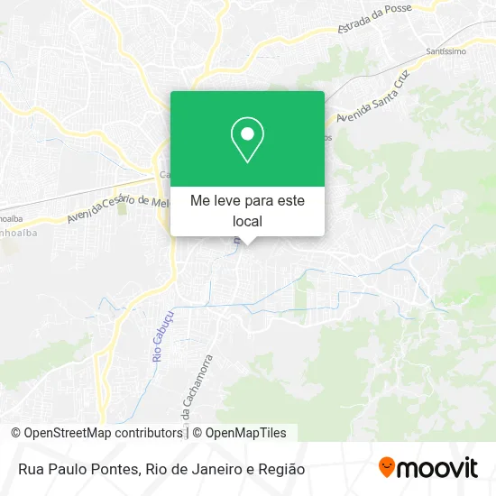 Rua Paulo Pontes mapa