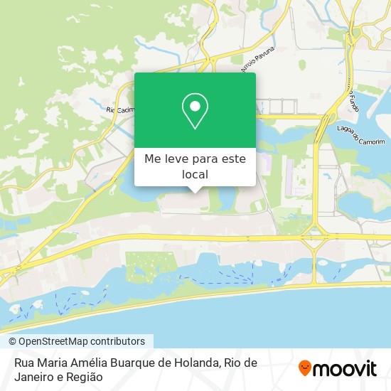 Rua Maria Amélia Buarque de Holanda mapa