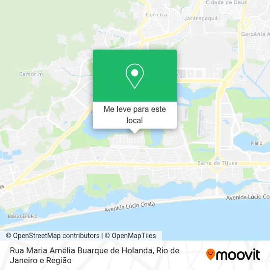 Rua Maria Amélia Buarque de Holanda mapa