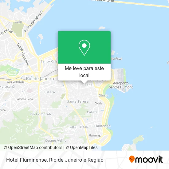 Hotel Fluminense mapa