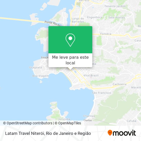 Latam Travel Niterói mapa