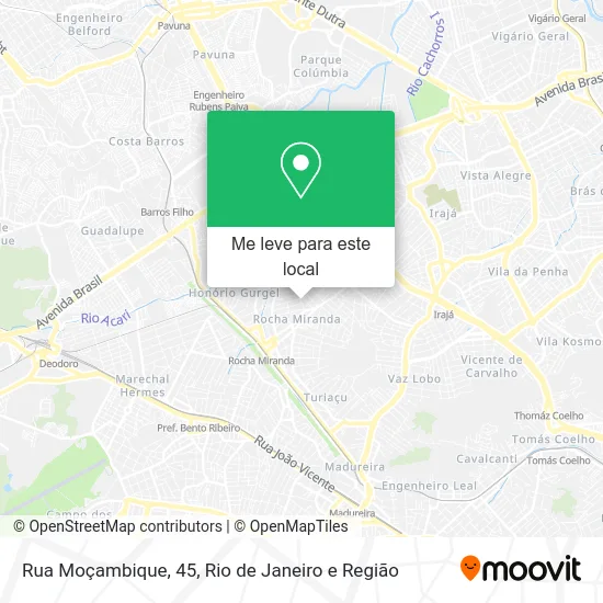 Rua Moçambique, 45 mapa