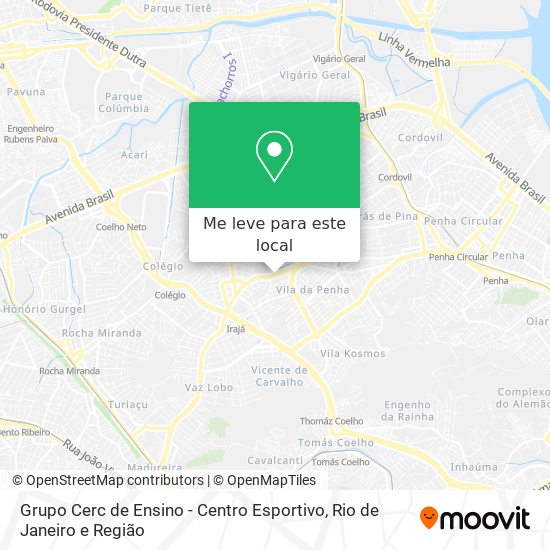 Grupo Cerc de Ensino - Centro Esportivo mapa