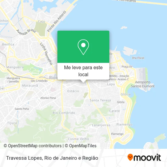 Travessa Lopes mapa