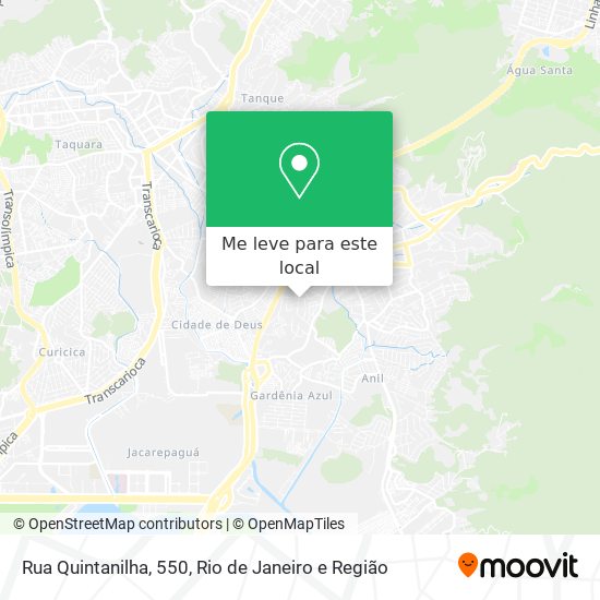 Rua Quintanilha, 550 mapa