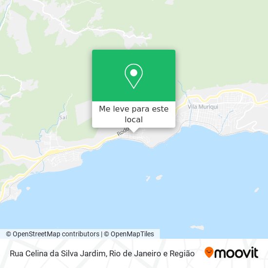 Rua Celina da Silva Jardim mapa