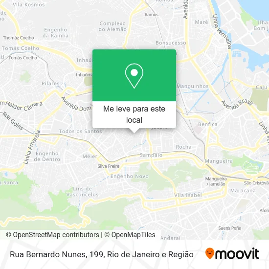 Rua Bernardo Nunes, 199 mapa