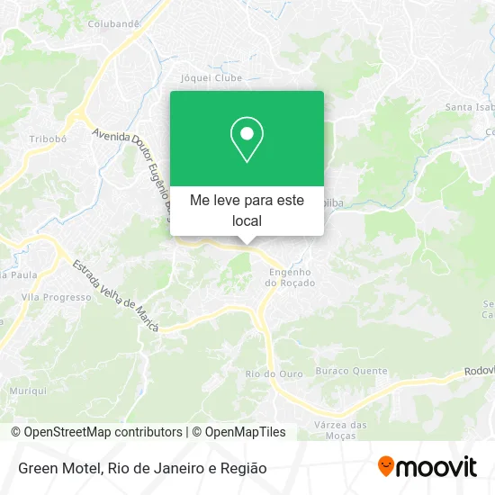 Green Motel mapa