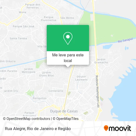 Rua Alegre mapa