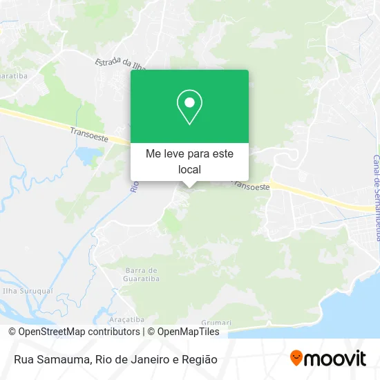 Rua Samauma mapa