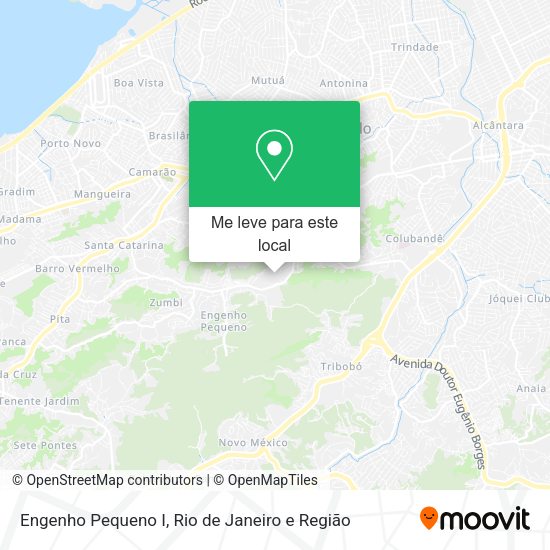 Engenho Pequeno I mapa