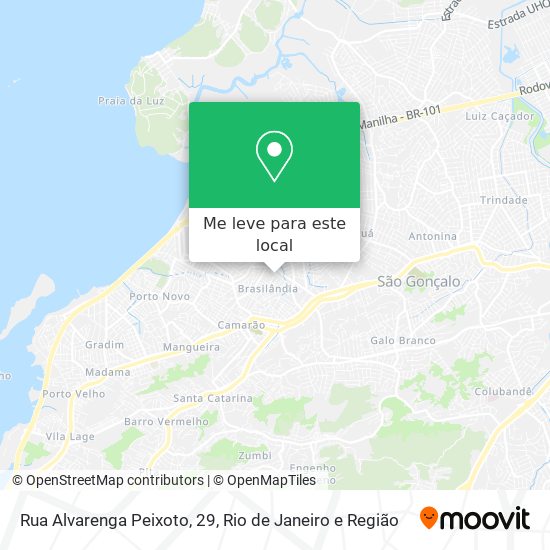 Rua Alvarenga Peixoto, 29 mapa