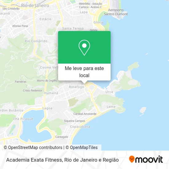 Academia Exata Fitness mapa