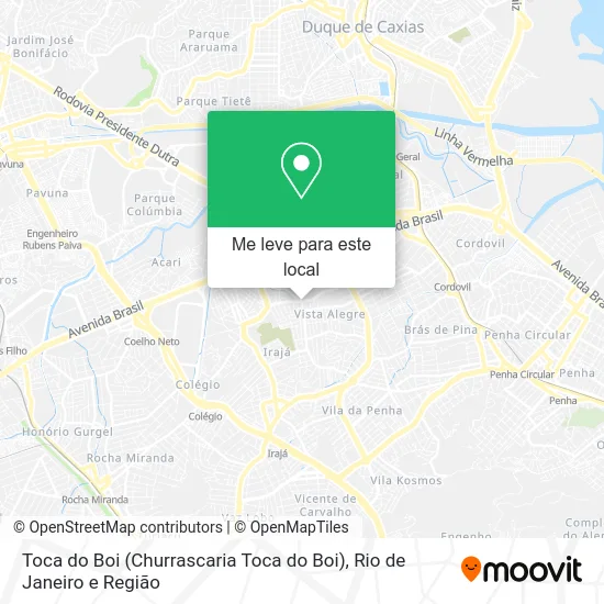 Toca do Boi mapa