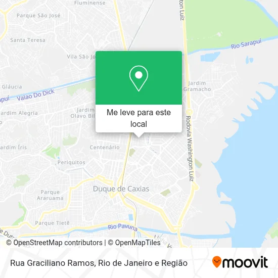 Rua Graciliano Ramos mapa