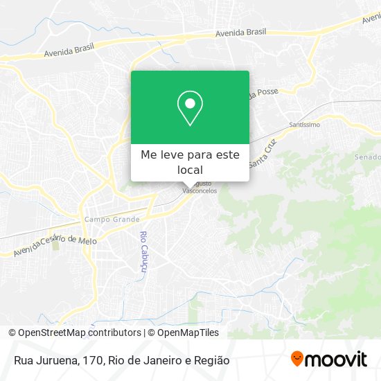 Rua Juruena, 170 mapa