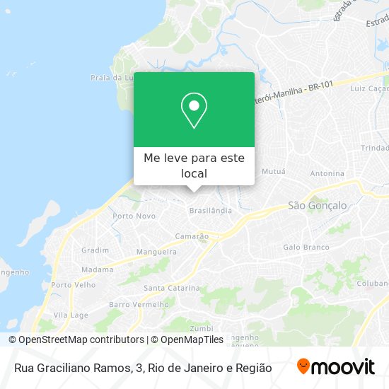 Rua Graciliano Ramos, 3 mapa