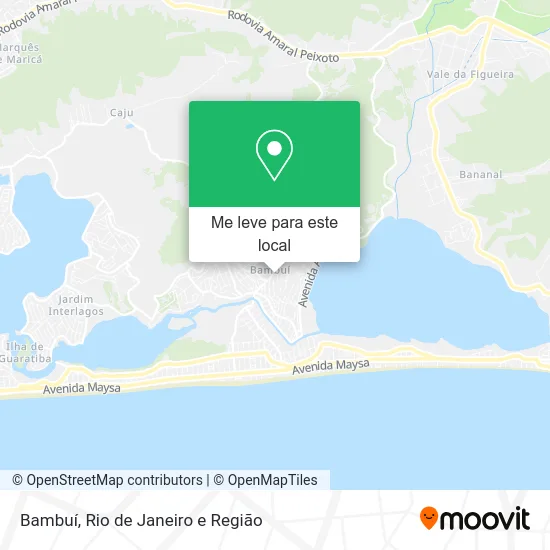 Bambuí mapa