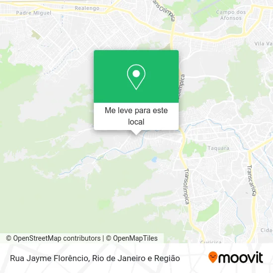 Rua Jayme Florêncio mapa
