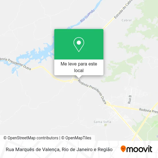 Rua Marquês de Valença mapa