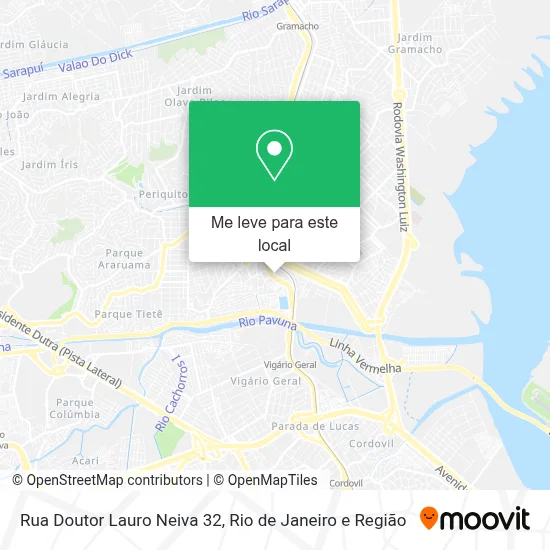Rua Doutor Lauro Neiva 32 mapa