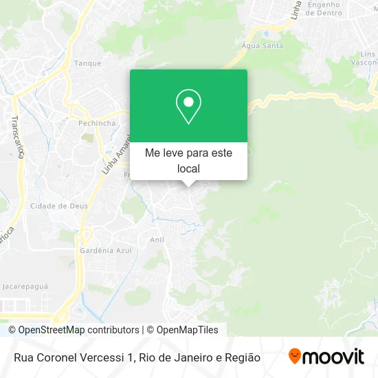 Rua Coronel Vercessi 1 mapa