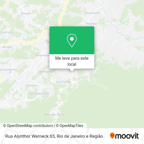 Rua Alynthor Werneck 65 mapa