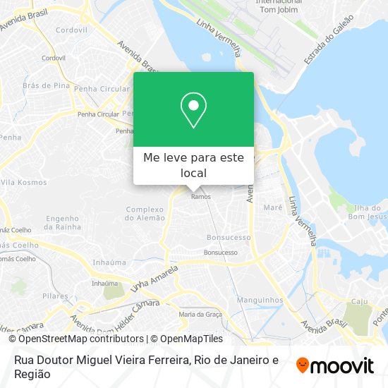 Rua Doutor Miguel Vieira Ferreira mapa