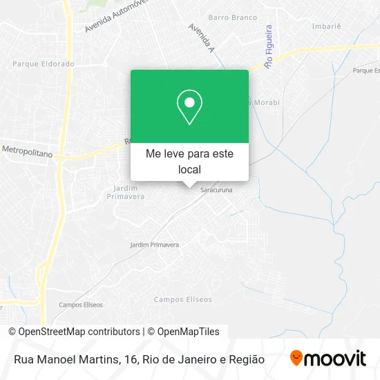 Rua Manoel Martins, 16 mapa