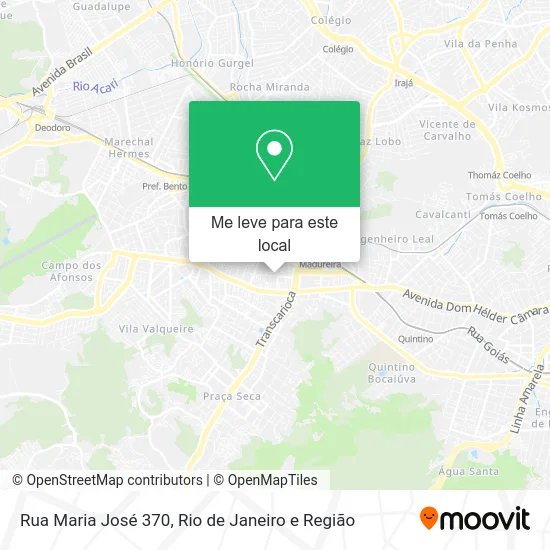 Rua Maria José 370 mapa