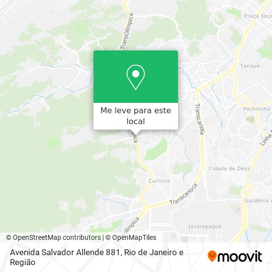 Avenida Salvador Allende 881 mapa