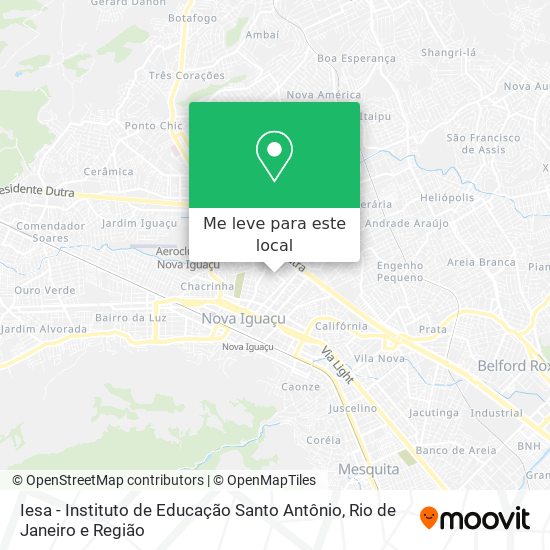 Iesa - Instituto de Educação Santo Antônio mapa