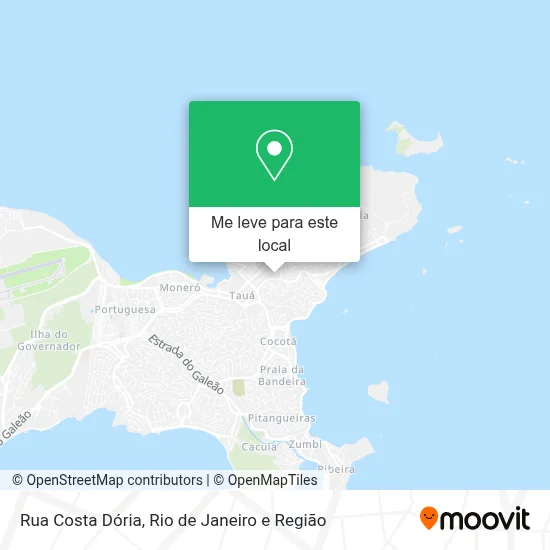 Rua Costa Dória mapa