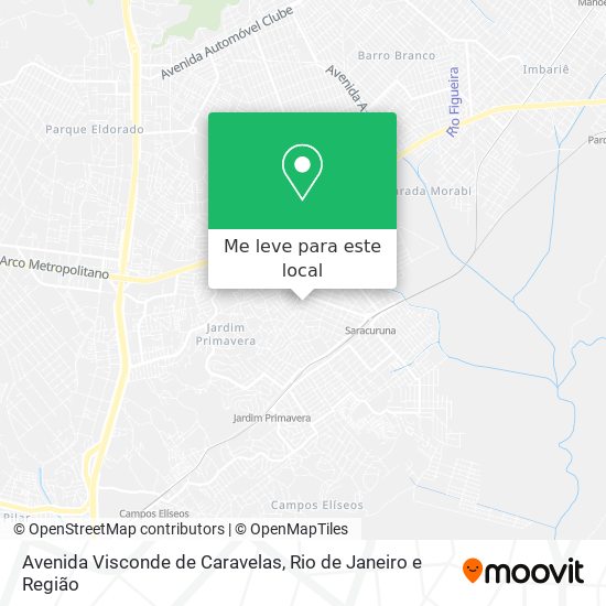 Avenida Visconde de Caravelas mapa