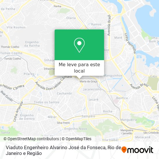 Viaduto Engenheiro Alvarino José da Fonseca mapa