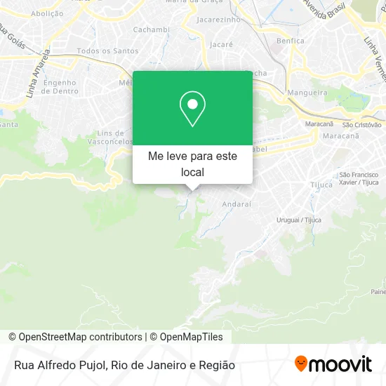Rua Alfredo Pujol mapa