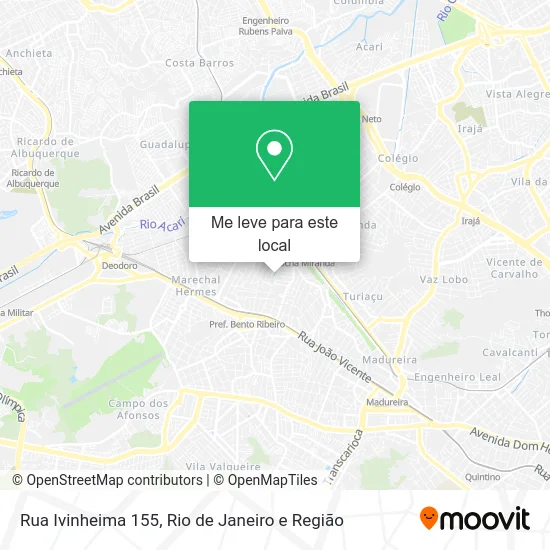Rua Ivinheima 155 mapa