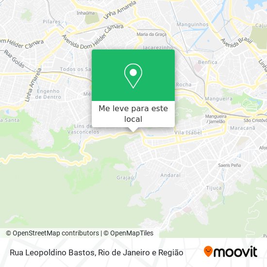 Rua Leopoldino Bastos mapa