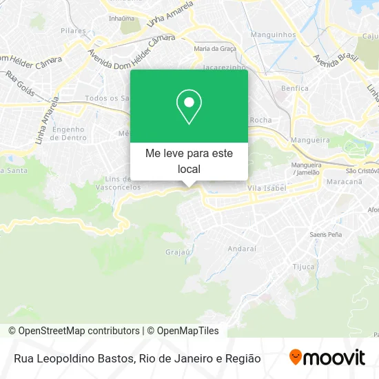 Rua Leopoldino Bastos mapa