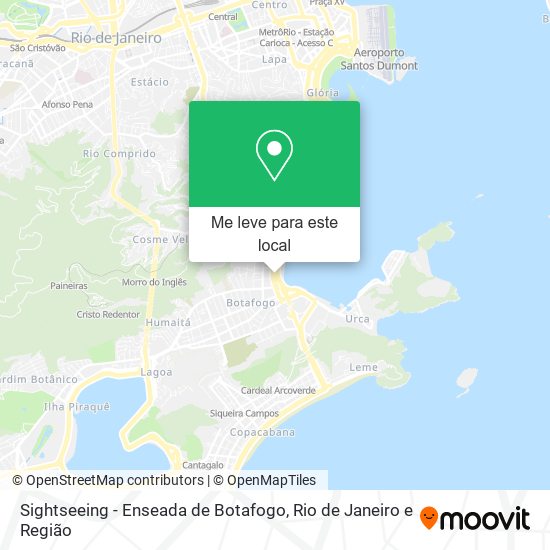 Sightseeing - Enseada de Botafogo mapa