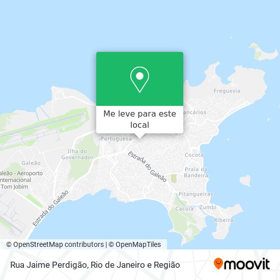Rua Jaime Perdigão mapa