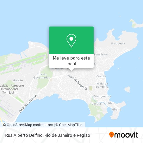 Rua Alberto Delfino mapa