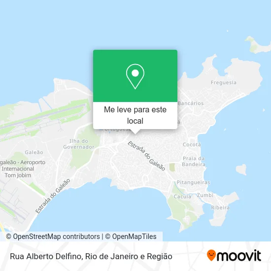 Rua Alberto Delfino mapa
