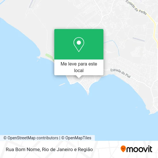 Rua Bom Nome mapa