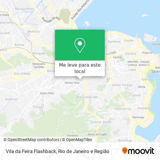 Vila da Feira Flashback mapa