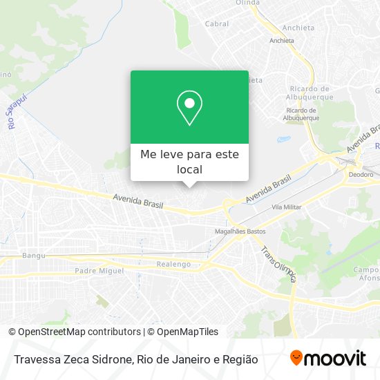 Travessa Zeca Sidrone mapa