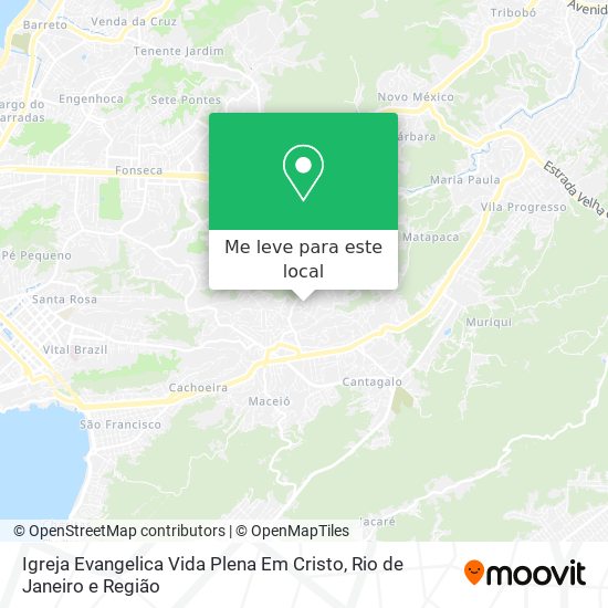 Igreja Evangelica Vida Plena Em Cristo mapa